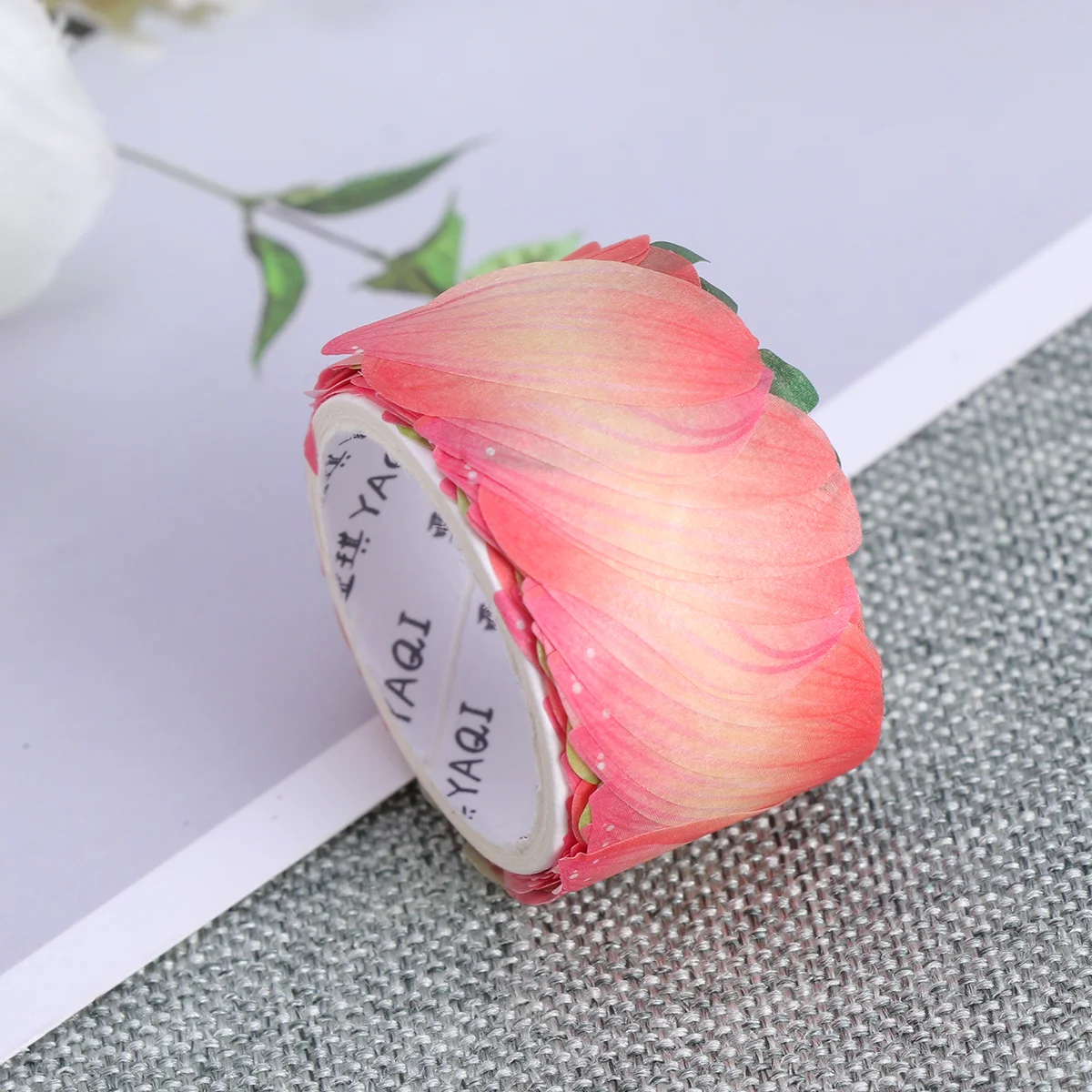 

1 pc Washi Masking Tape Hand Torn Petal Seamless Stickers for Scrapbook Diary Gift Wrapping