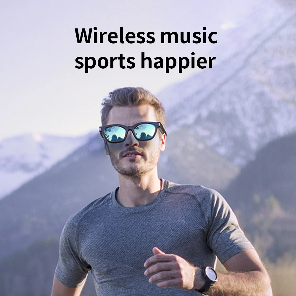 

Высококачественные умные солнцезащитные очки с аудио, беспроводные Bluetooth-очки, стереонаушники, музыкальные очки, очки для вождения, звонков...