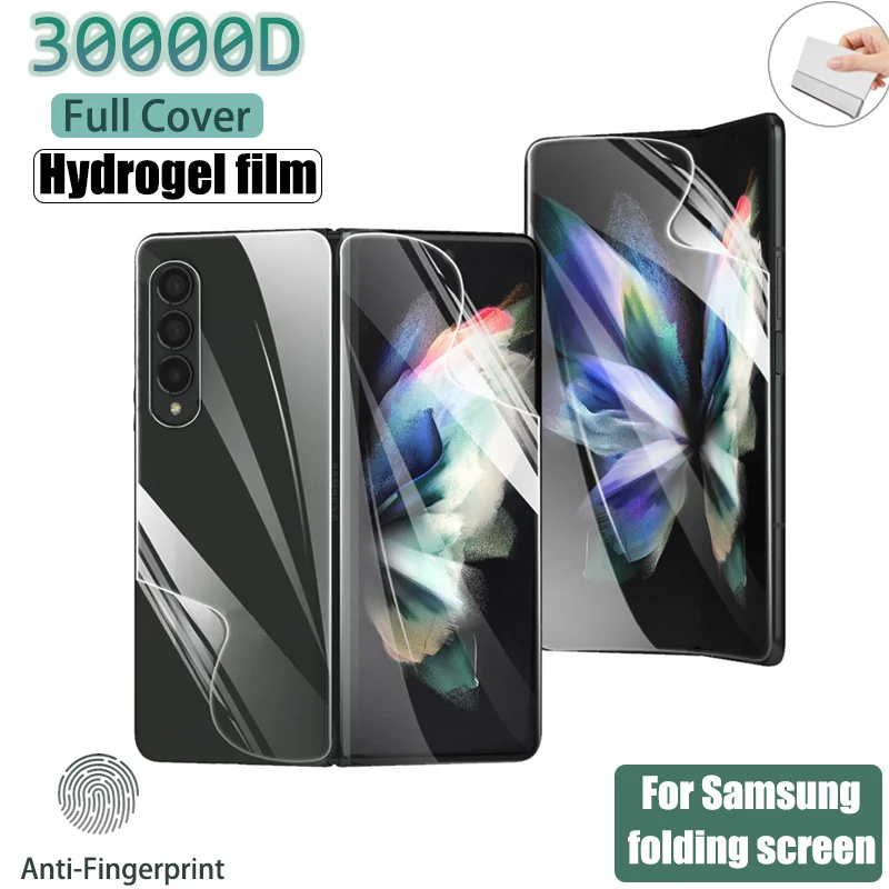 

For Samsung Galaxy Z Fold 4 5G Screen Protector Flip 3 2 Front Back Fold4 Fold3 Fold2 Flip4 Flip3 ZFold Not Glass Diamond Film