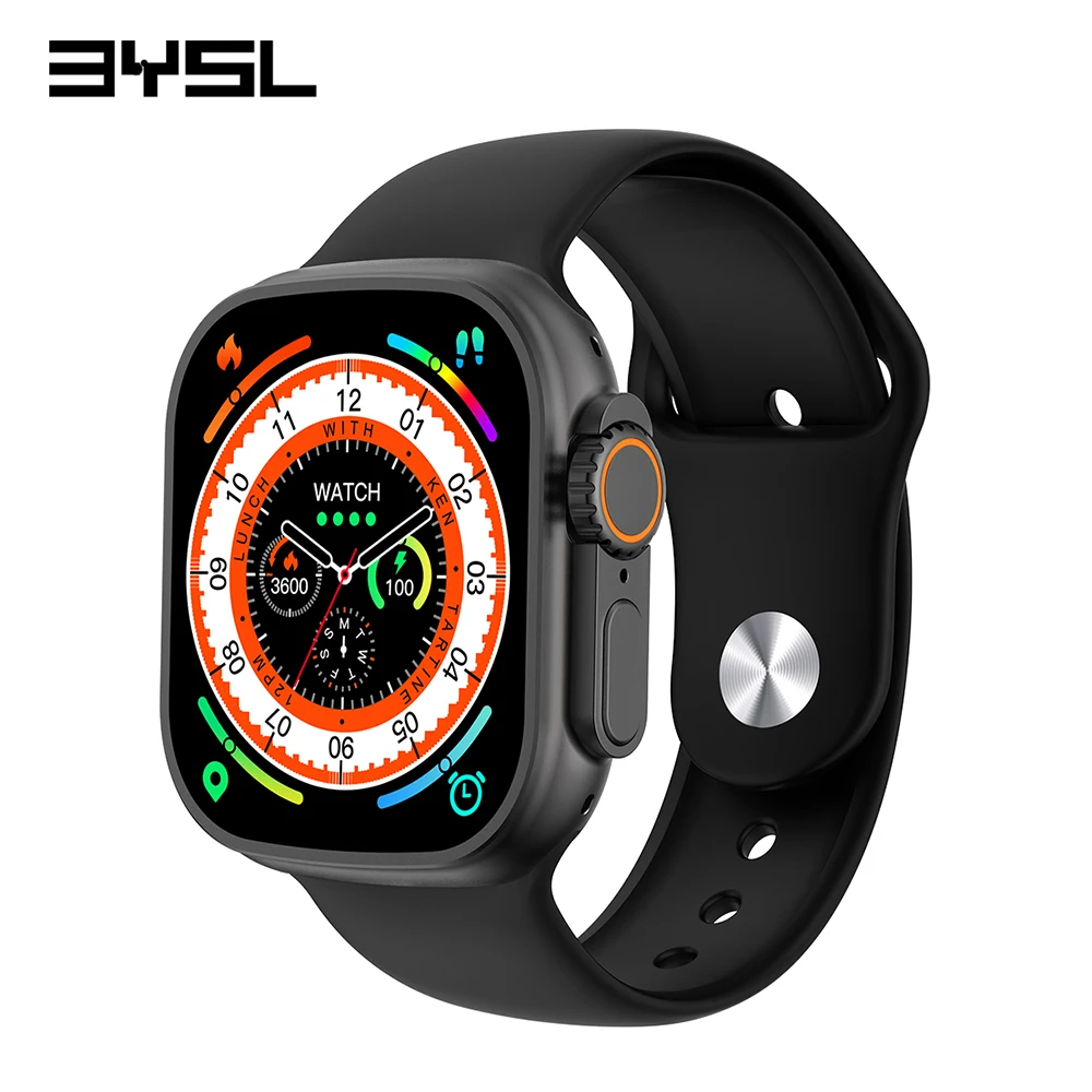 

Смарт-часы BYSL W68 мужские с поддержкой Bluetooth, 450 мАч