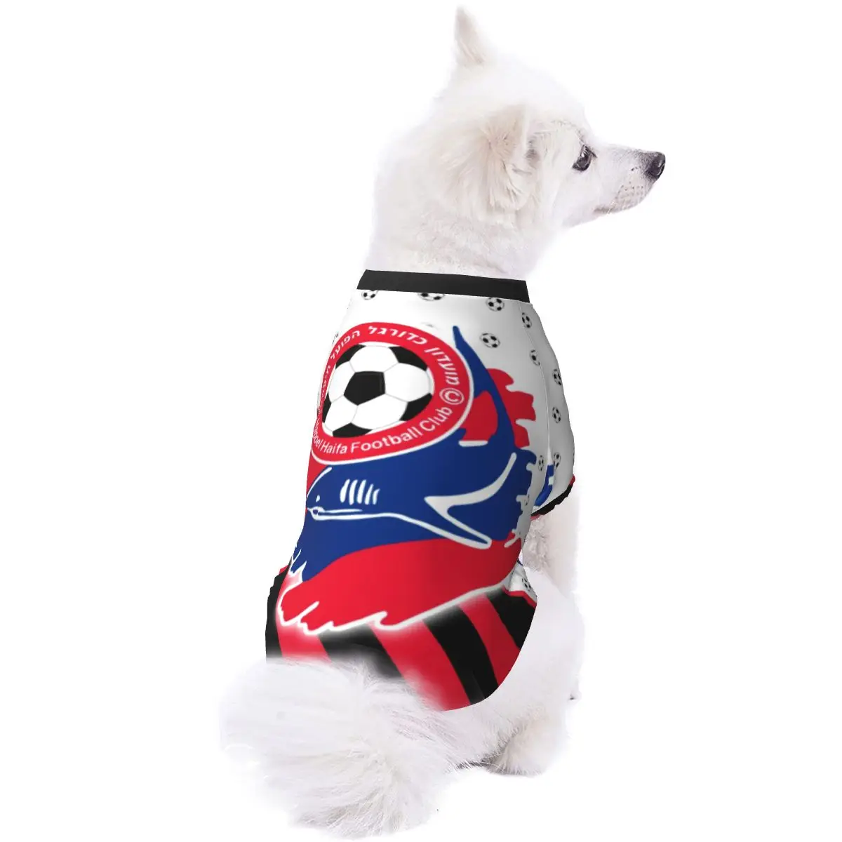 

Israel Hapoel Haifa FC Pet Dog Wear Hoodies Puppy Costume Winter Cloth Sweaters Sweatshirts Hoodie