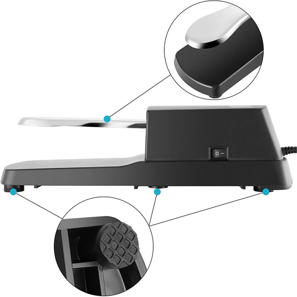 

Universal Sustain Damper Pedal Foot Switch For Digital Electric Piano Keyboard Electronic Organ Synthesizer GYH