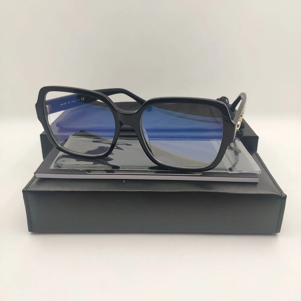 

Women Anti Blue Light Eyewear Brand Designer FRAME Transparent Glasses Black Men Glasses Fashion Computer Acetate Eyeglasses