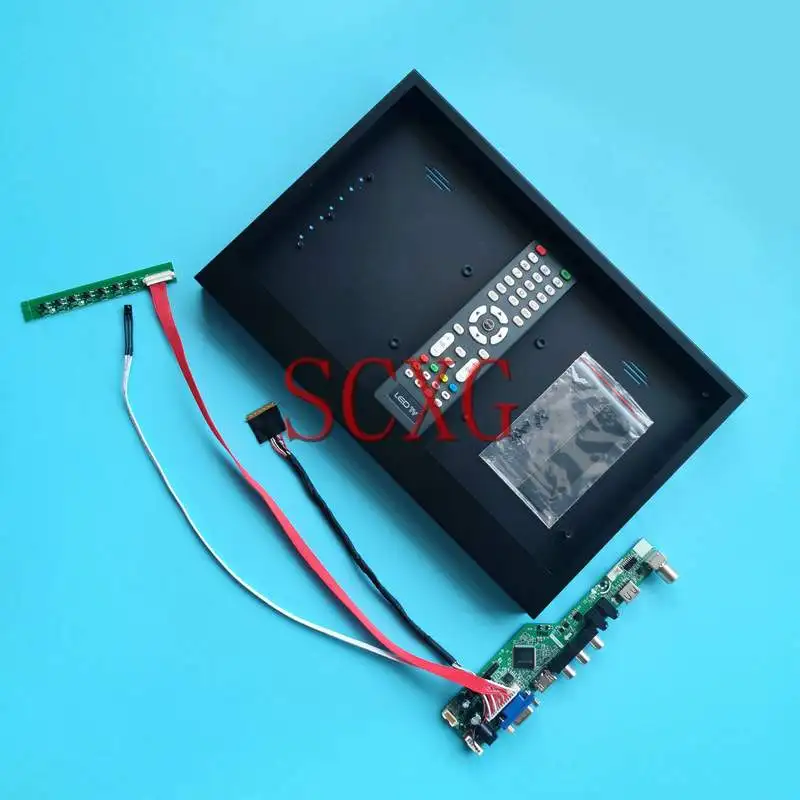 

Для LTN140AT16 LTN140AT17 металлический чехол для монитора + ТВ аналоговая плата драйвера DIY Kit LVDS 40-Pin HDMI-Совместимость 1366*768 VGA USB RF 14"