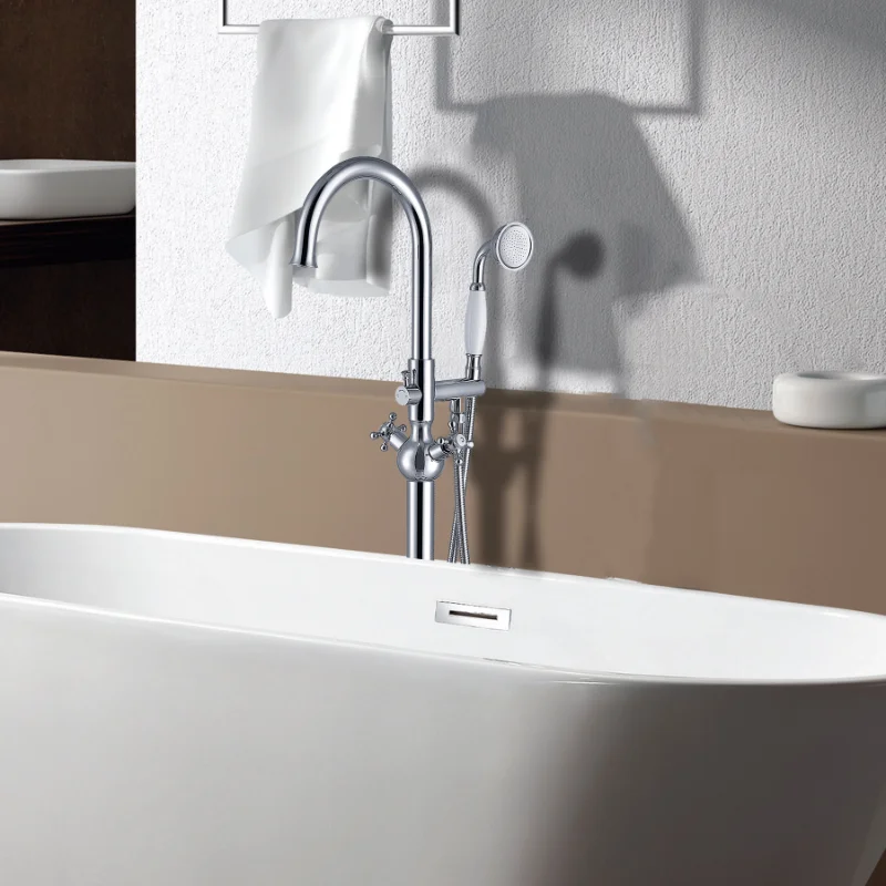 

Reestanding Faucet Natural Metal [US Stock]
