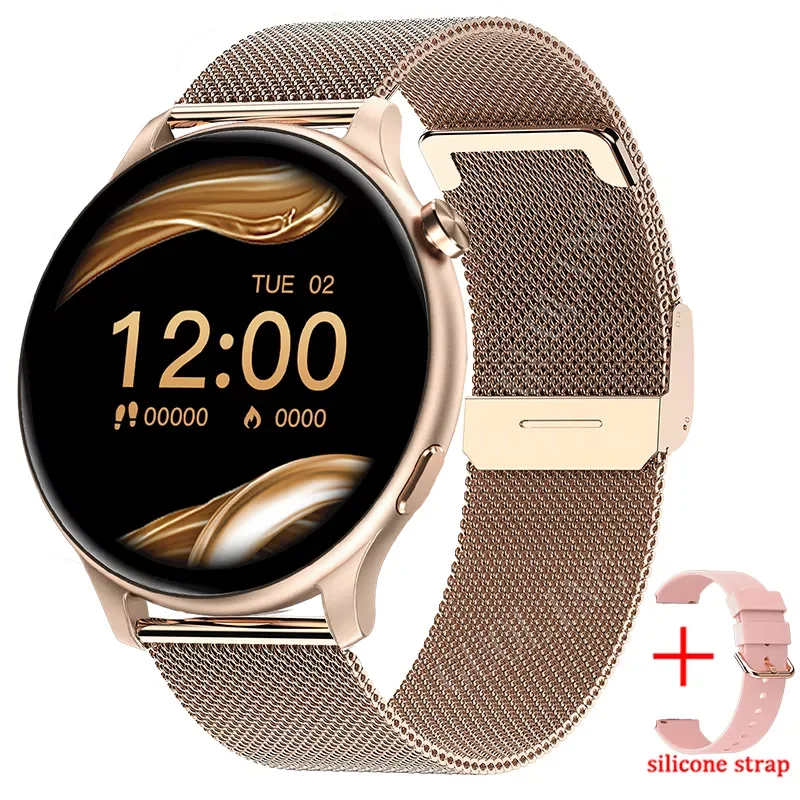 

Hot Ticket New Fashion Bluetooth Call Women Smart Watch Full Screen Touch Waterproof Smart Bracelet Heart Rate Monitor Lady Sm