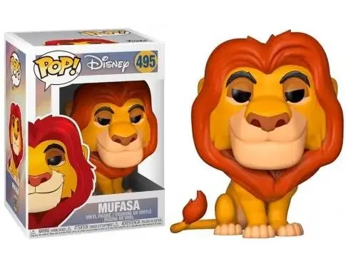 Funko pop DISNEY Фигурка Короля Льва Mufasa Коллекционные игрушки Simba Pumbaa Timon Fox 87 498 495 496