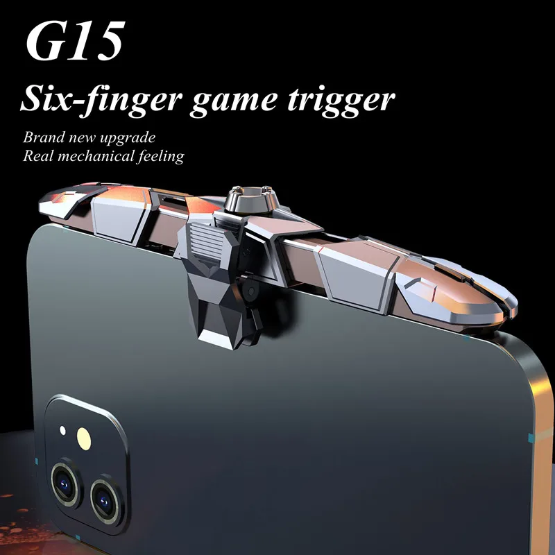 Фото Игровой контроллер G15 для PUBG геймпад триггер стрельба L1R1 металлическая кнопка из Игровой контроллер G15 для PUBG геймпад триггер стрельба L1R1 металлическая кнопка из
