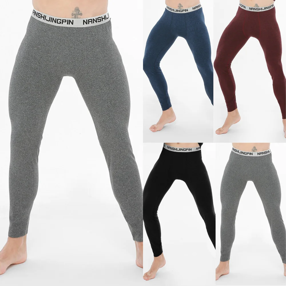 

Winter Men's Warm Underwear Cotton Leggings Tight Men Long Johns Stretchy Warm Underwear Man Thermal Underwear For Men