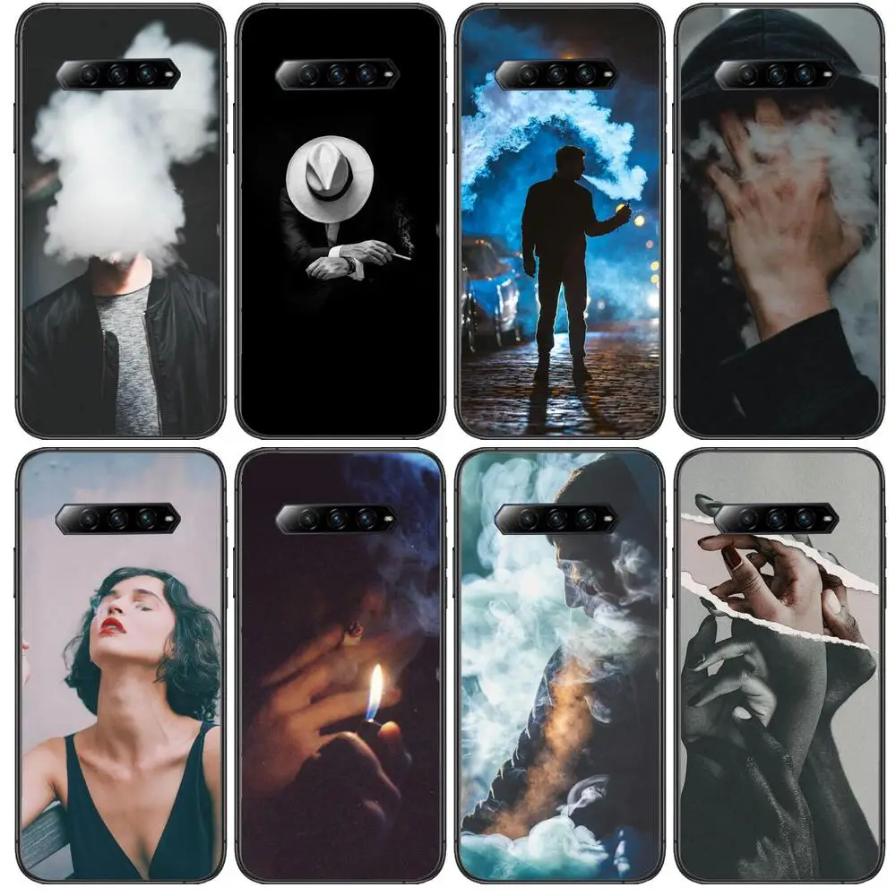 

melancholy Phone Case For xiaomi redmi Black Shark 4 Pro 2 3 3s Cases Helo Black Cover Silicone Back Prett mini cover funda