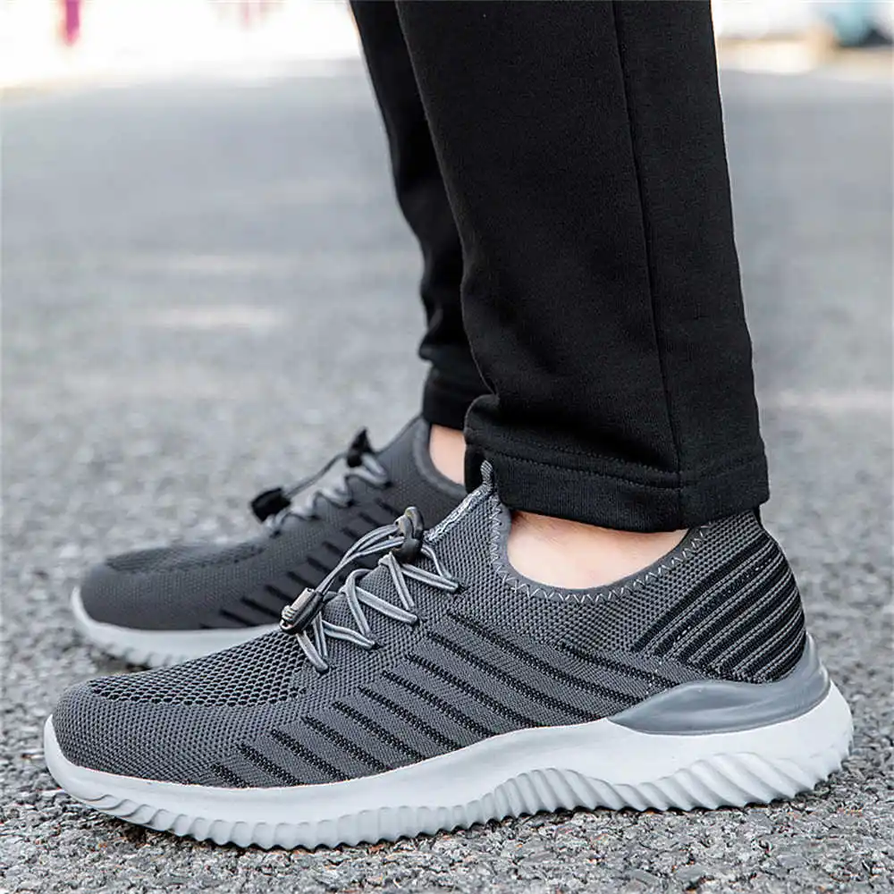 

gray size 43 lacing boots Skateboarding men's tennis shoes sneakers ergonomic children's shoes sport to play runing fit YDX1