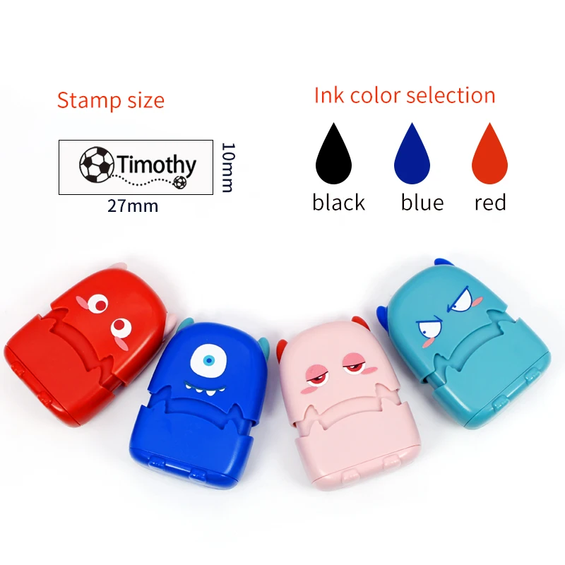 

Baby Name Stamp Custom-made DIY Gift for Children Seal Student Clothes Chapter Not Easy to Fade Security Toy