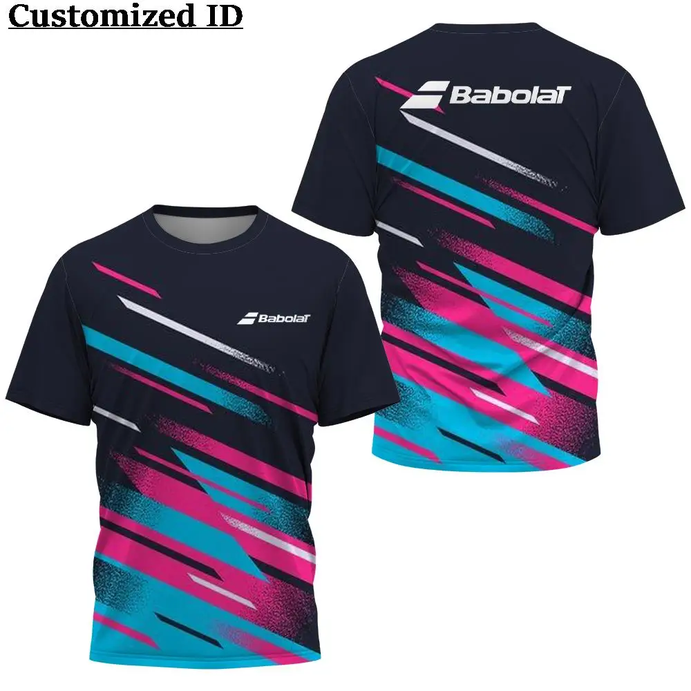 

2023 New Men T-Shirts Quick-Drying Tees Shirt Badminton Uniforms Table Tennis Clothing 3D Printed Short Sleeve Breathable Sport
