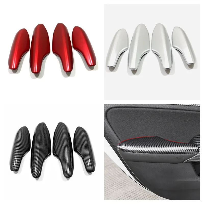 

4 шт., декоративные наклейки из углеродного волокна для крышки подлокотника автомобиля, 11 поколения Honda Civic 2022