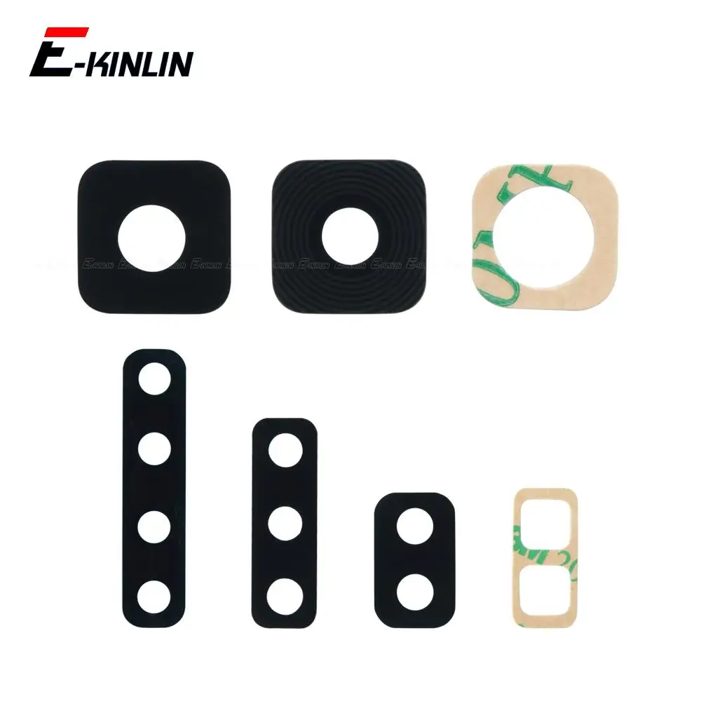 2 шт./лот запасные части для стекла объектива задней камеры с клейкими наклейками