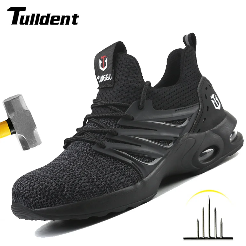 

Safety Work Shoes Construction Men Outdoor Steel Toe Cap Shoes Men Puncture Proof High Quality Lightweight Safety Boots