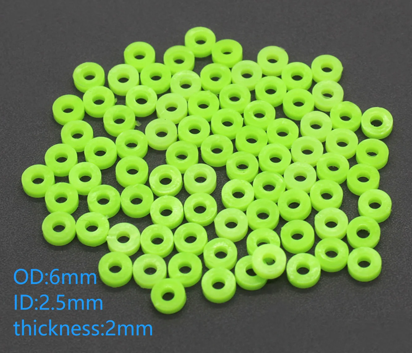 20 шт./лот 2 мм 2,5 мм 3 мм разноцветная втулка вала внутренний диаметр осевой втулки фиксированная модельная ось