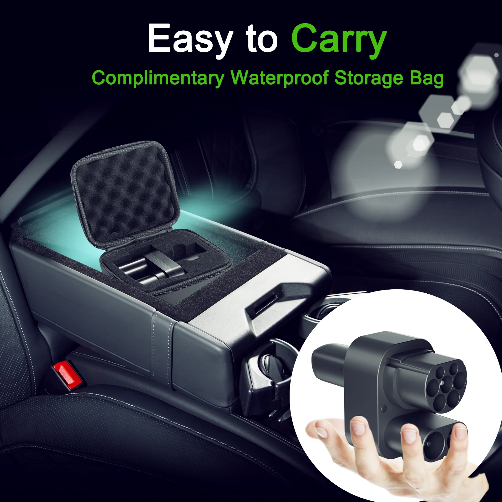 Адаптер зарядного устройства GUWIEYG для электромобилей CCS2 к адаптеру быстрой