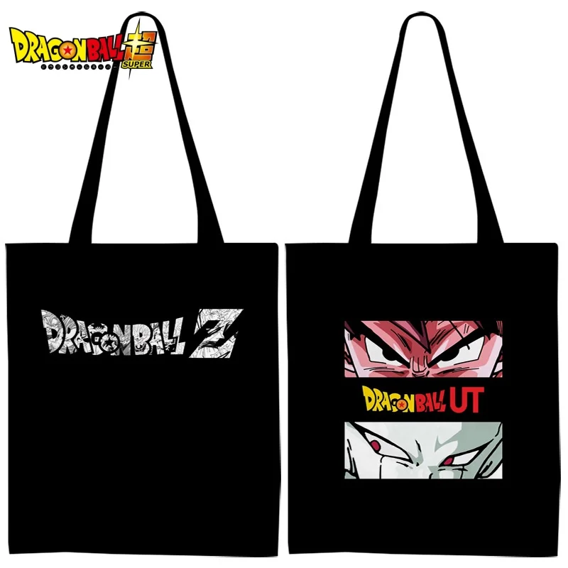 Холщовая Сумка серии Dragon Ball Goku двухсторонняя Экологически чистая многоразовая