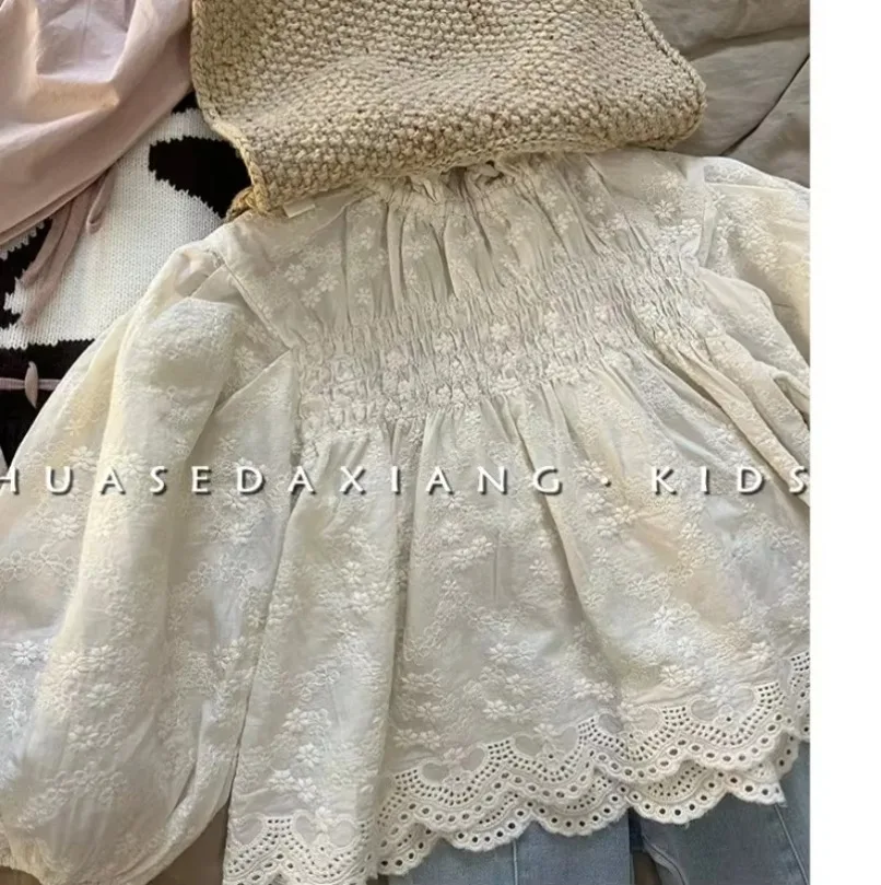 Жилеты комплект детской одежды осенние модные джинсы вязаный жилет кружевная