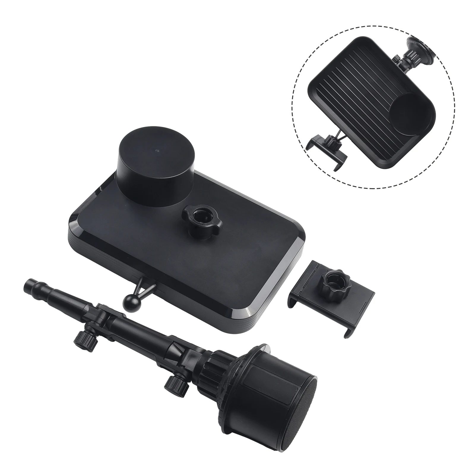 

Улучшите свою автомобильную дорожную подставку, автомобильный подстаканник, расширитель с стабильной и просторной платформой для напитков, закусок и карт