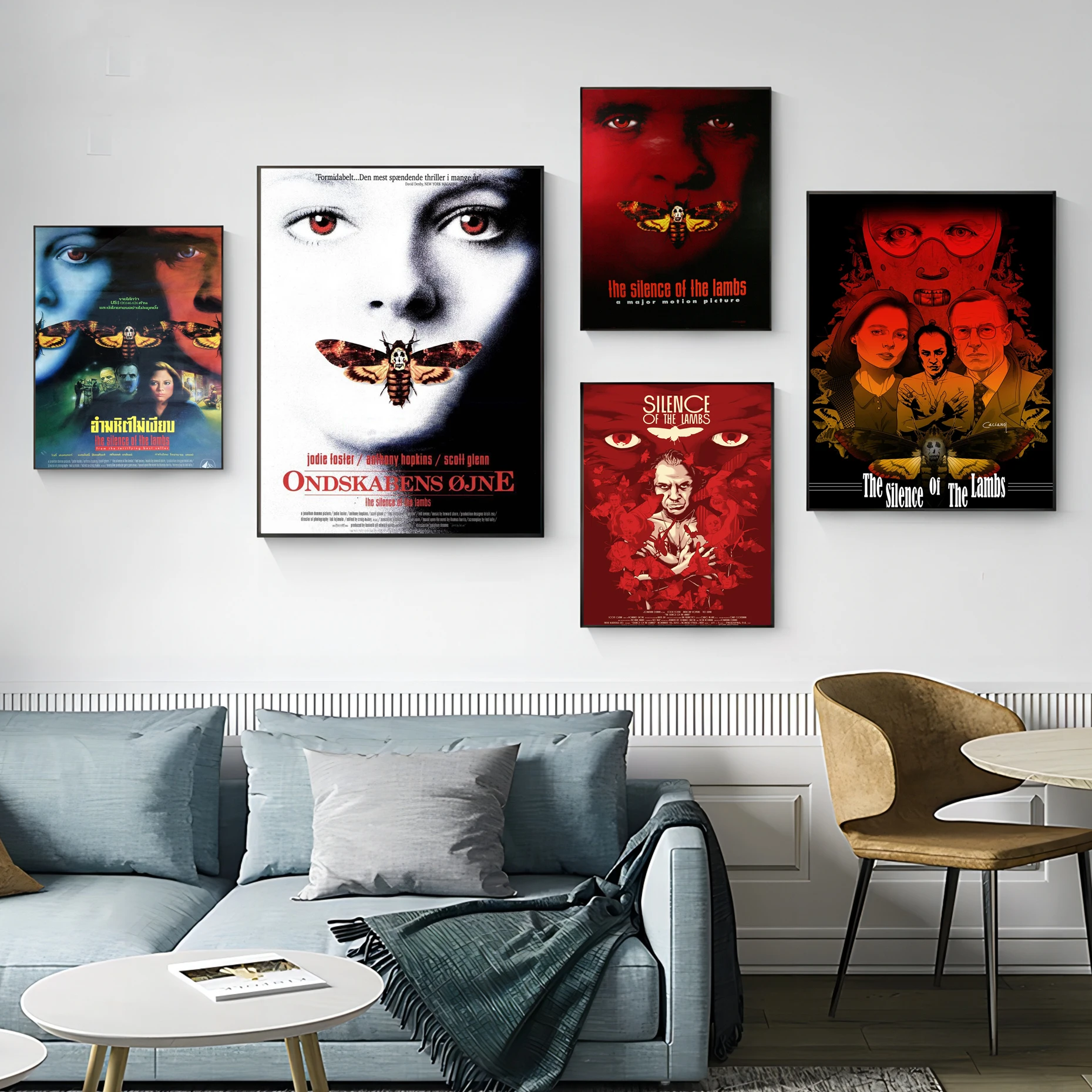 

Аниме плакаты тишина ягнят клейкие винтажные Декорации для комнаты дома бара кафе Настенный декор