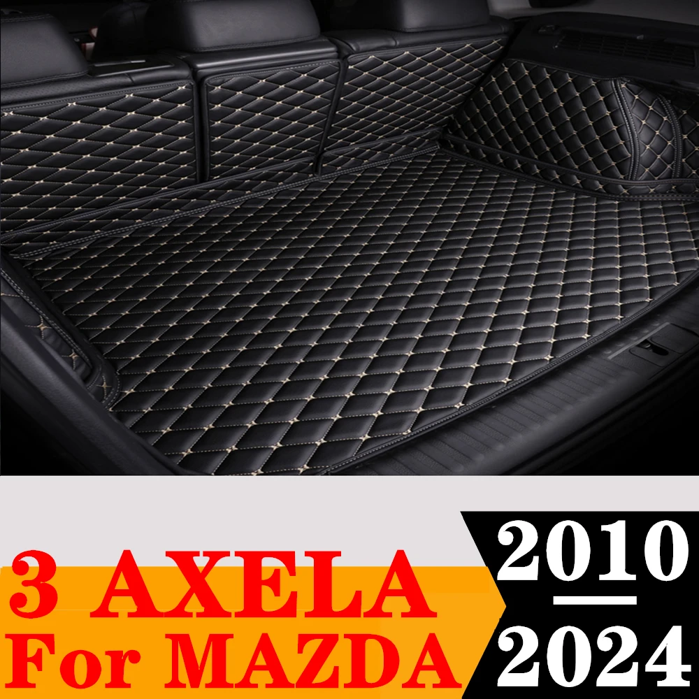 Полный комплект автомобильного коврика в багажник для Mazda 3 Axela 2024 2023 2022 2021 2020-2010