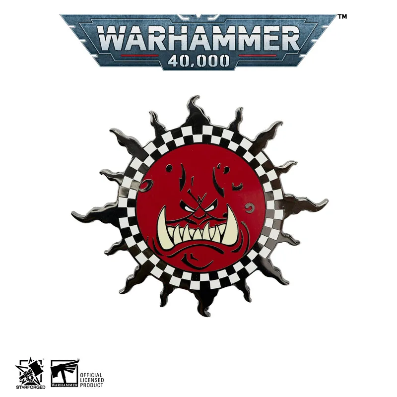 

[Starforged Star Casting] Evil Sun Clan Logo/Adhesive Warhammer 40K Peripheral Creative Decoration Anime Peripheral Accessories