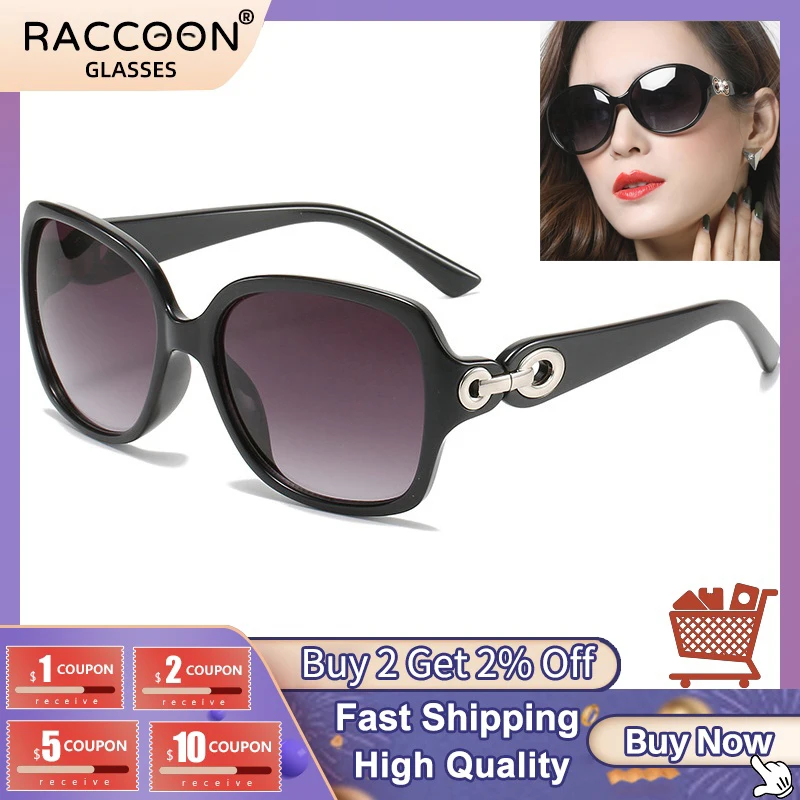 

New Fashion Tea Gradient Sunglasses Women Ocean Metal Pearl Fox Head Lens Curved Temples Sun Glasses Female Uv400 Shades Outdoor
