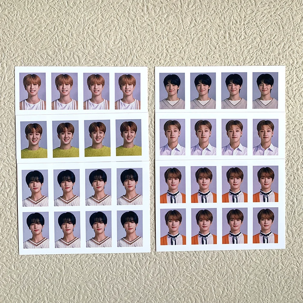 

KPOP бродячие дети в сочетании с той же идентификационной картинкой для проведения событий однодюймовый идентификационный фото фотоидентиф...