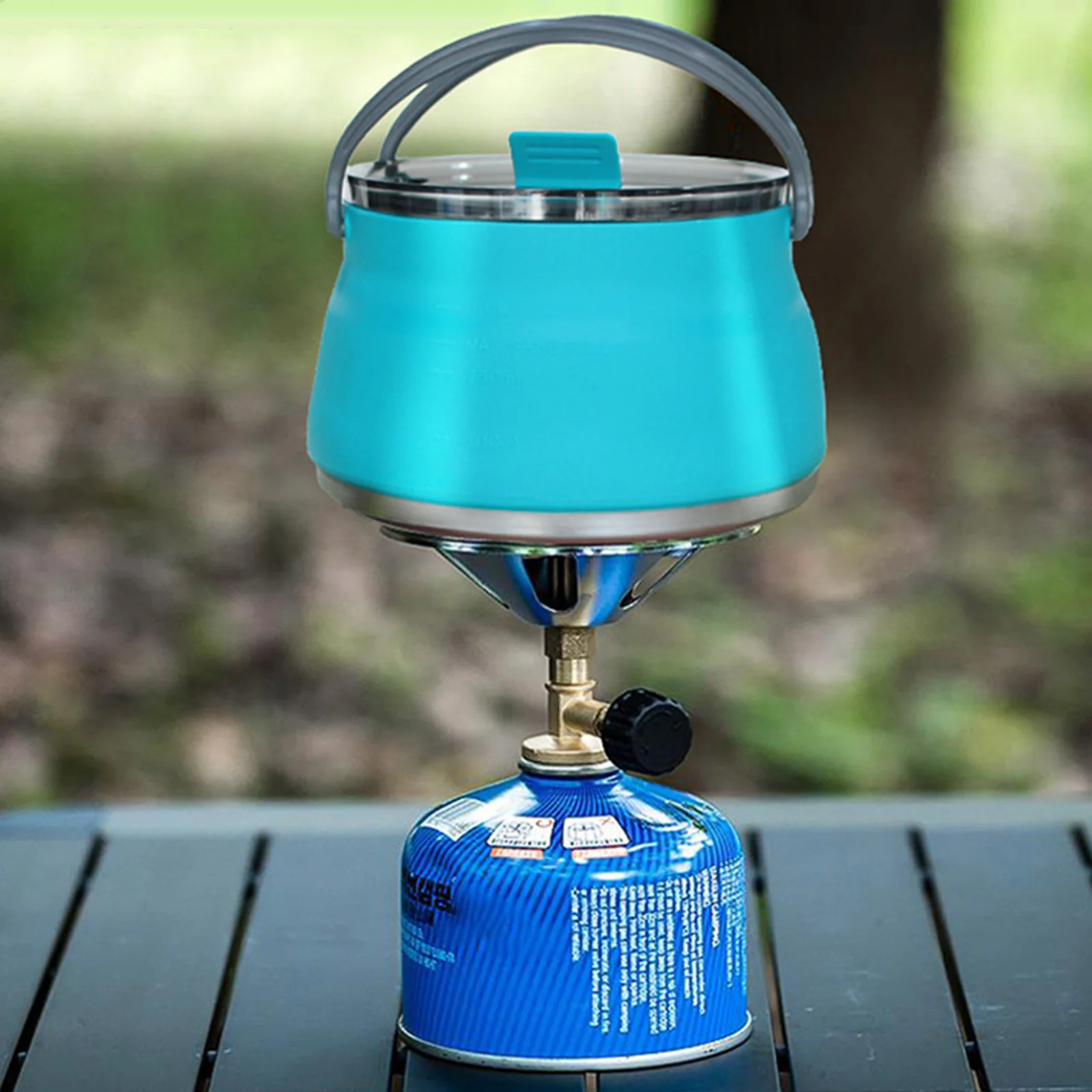 

Outdoor Tools Silicone Folding Kettle Camping Teapot Portable Coffee Tea Cooker Collapsible Mini Boiling Water Pot with Handle