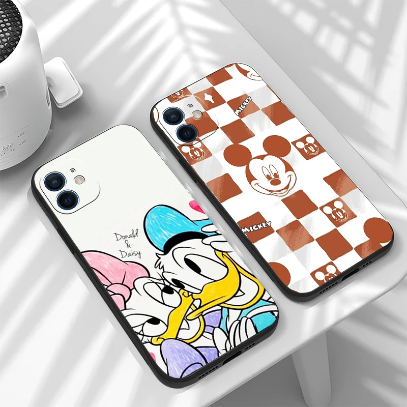 

Disney Cartoon Funda Phone Case For iPhone 11 13 12 Pro Max 12 13 Mini X XR XS MAX SE 2020 7 8 6s Plus Celular Luxury Ultra TPU