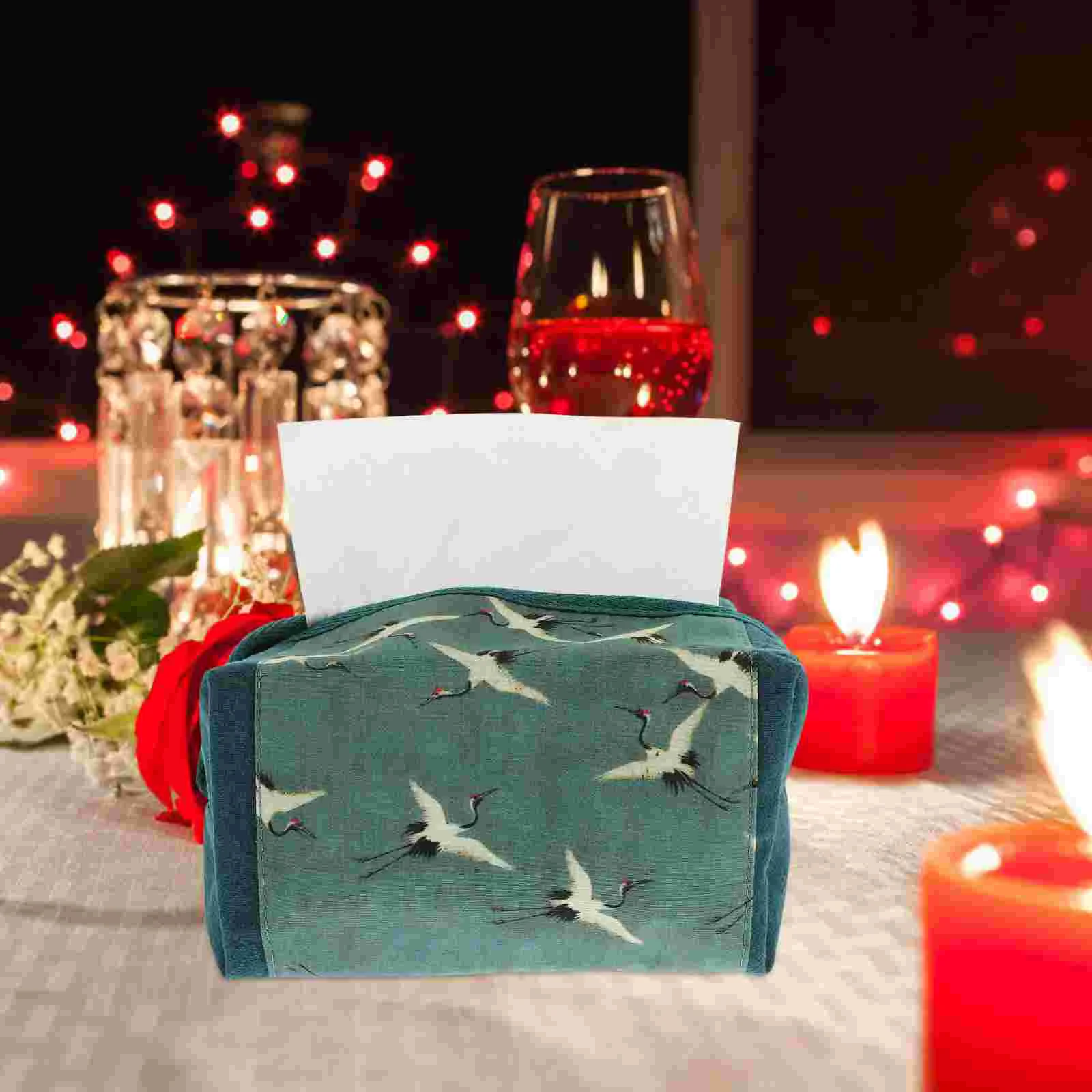 

Dispenser Vintage Tissue Holder Napkin Storage Table Decor Container Hotel Case