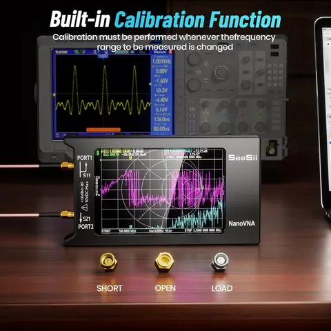 Сетевой анализатор SeeSii NanoVNA-H4 10kHz-1.5GHz