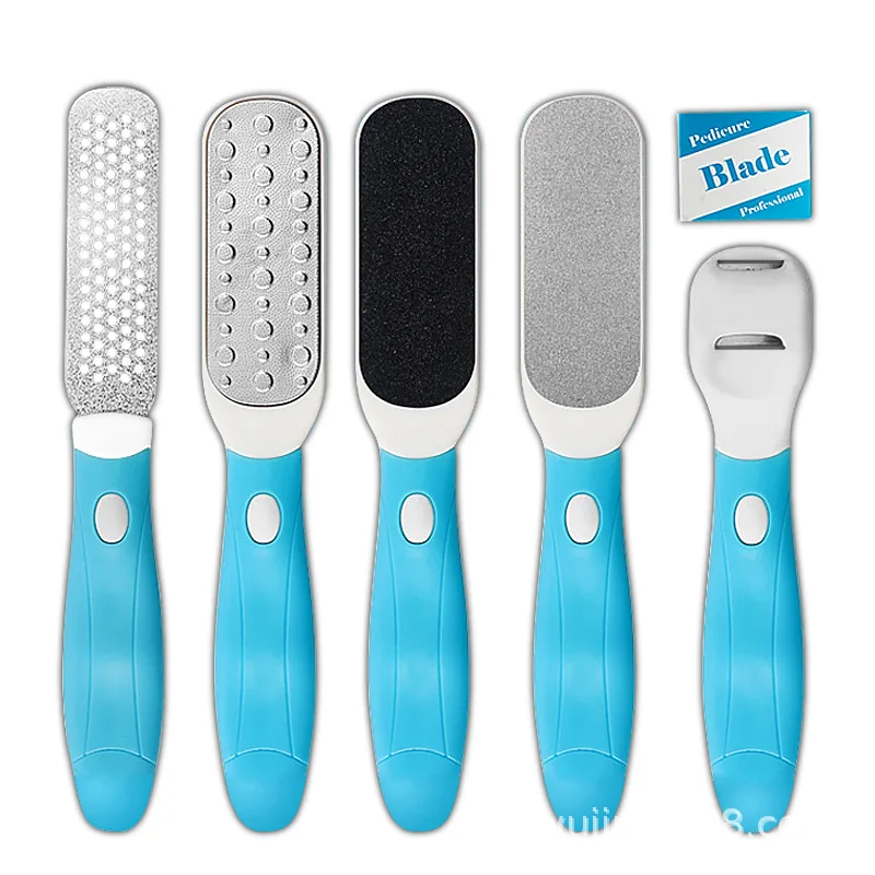 

Набор инструментов для ухода за ногами 6 шт./компл., инструмент из нержавеющей стали, скребок для удаления огрубевшей кожи и мозолей, инструмент для педикюра, набор пилок для ухода за ногами