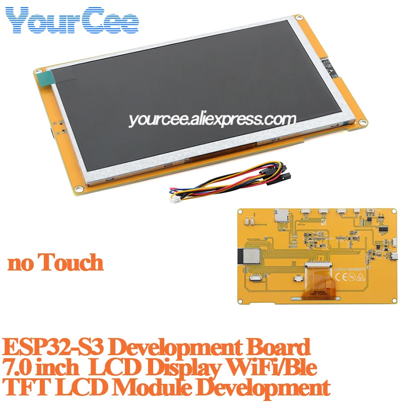 Фото Плата разработки ESP32-S3 ESP32S3 с ЖК-дисплеем 4.3, 4.0, 7.0 дюймов, беспроводной Bluetooth-модуль, умный TFT-модуль с резистивным и емкостным сенсорным экраном №5