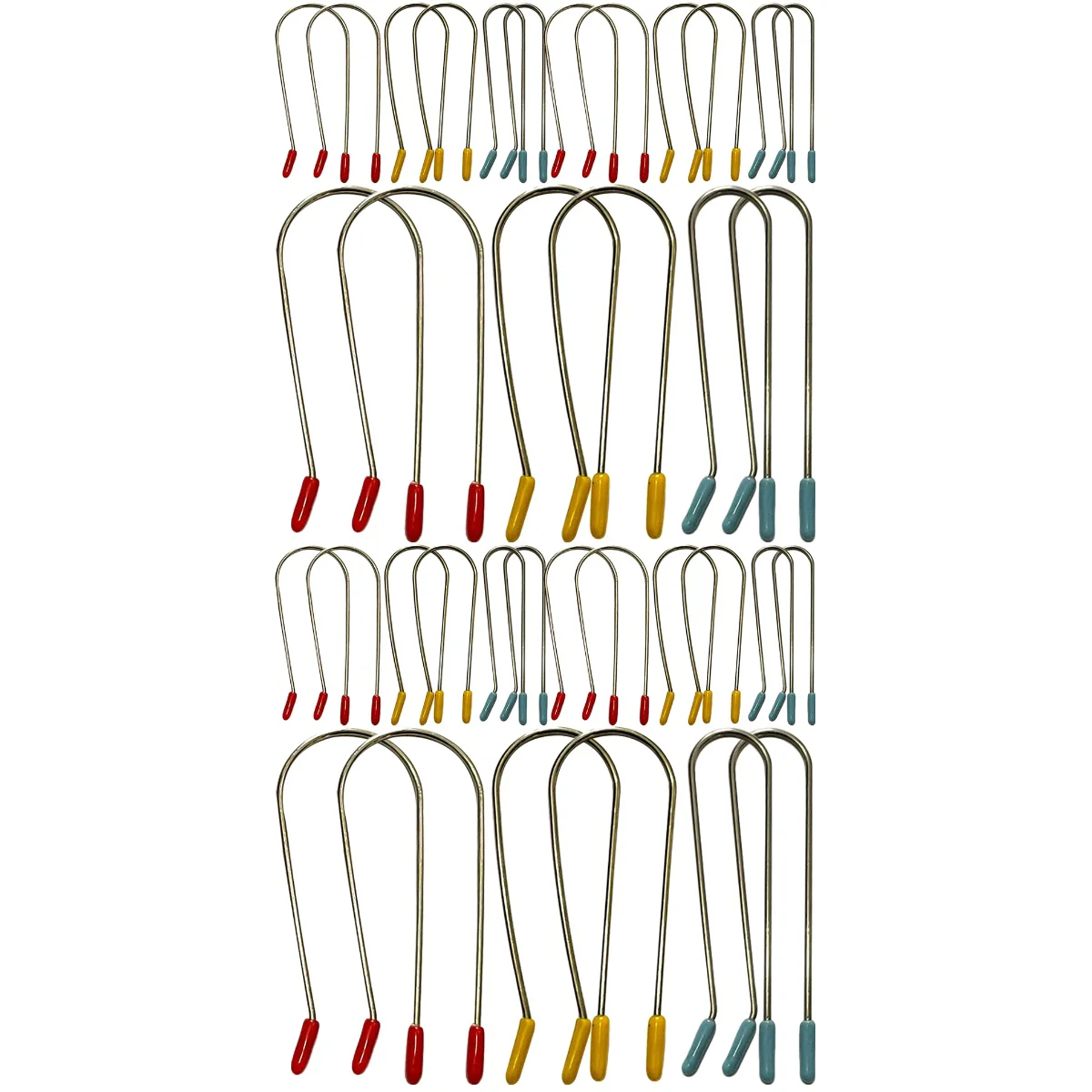 

48 шт., зажимы для завивки волос из нержавеющей стали