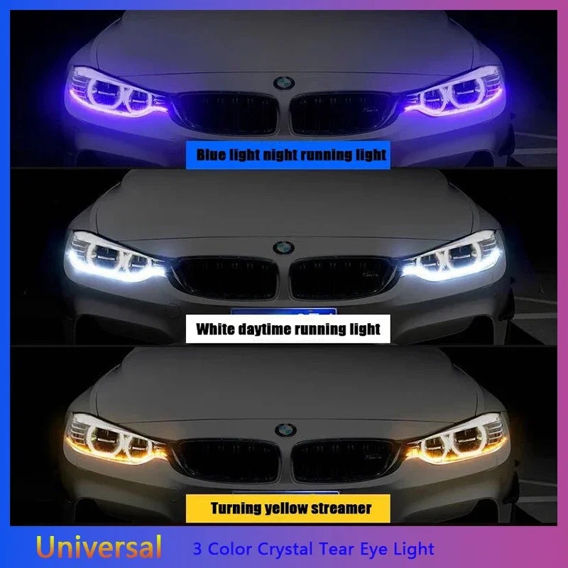 DRL гибкая светодиодная лента в виде ангела со слезами дневные ходовые огни с