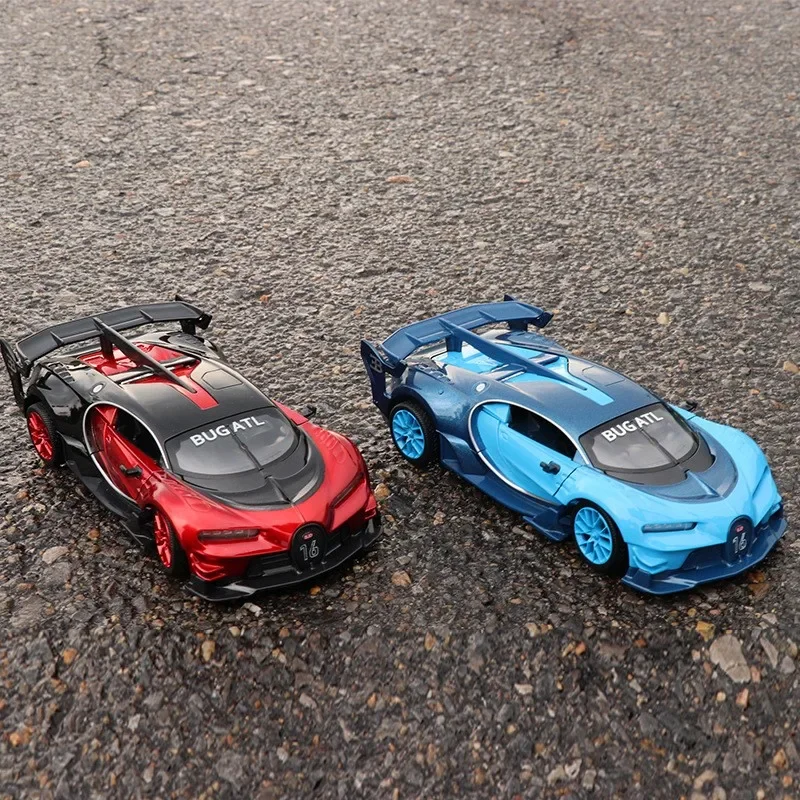 Модель автомобиля Bugatti Vision Gt литая и Игрушечная модель масштаб 1:24