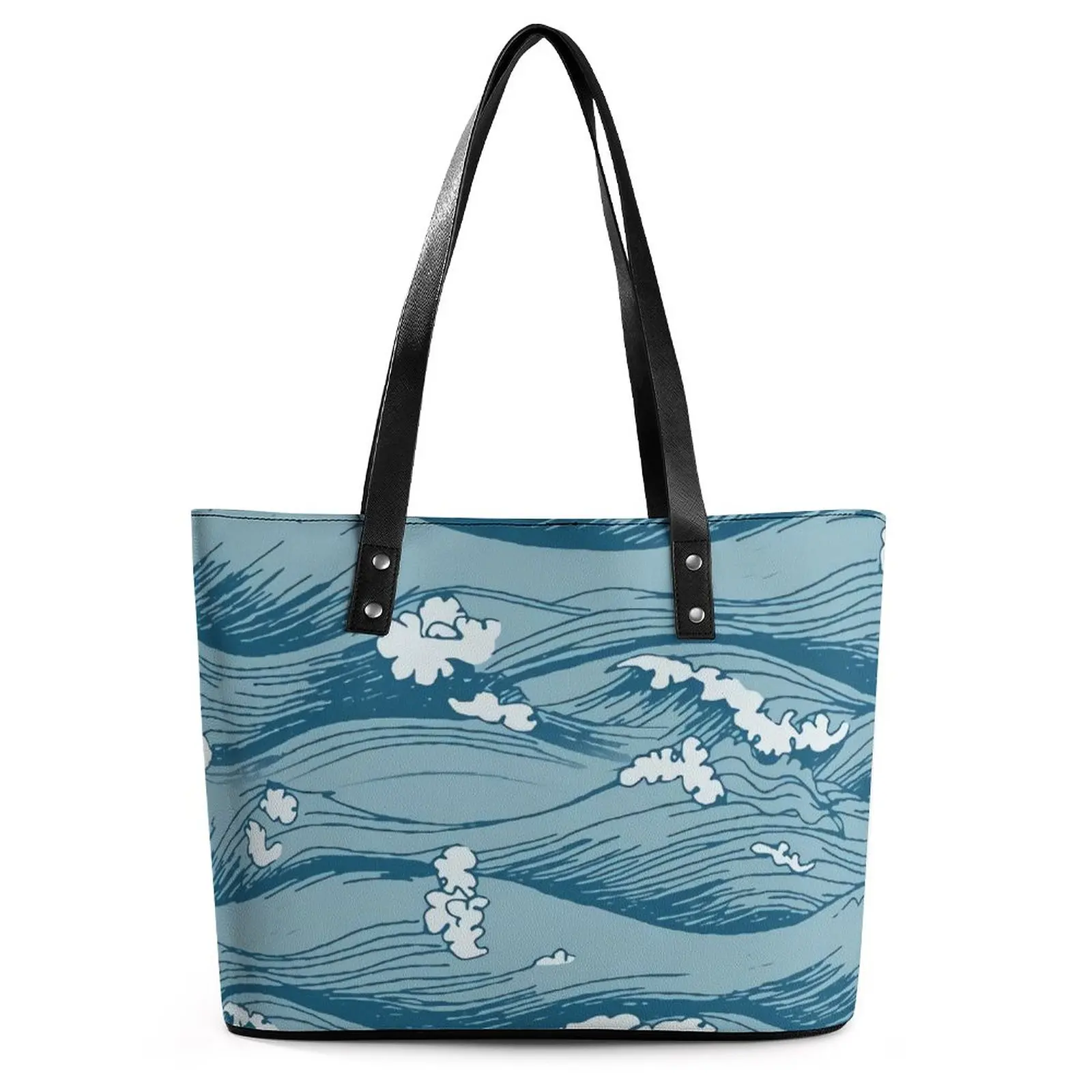 

You Belong With Me Giyuu Tomioka Wave Handbag Cosplay Anime Demon Slayer Handle Tote Bag Y2k Shoulder Bag Office Print Hand Bags