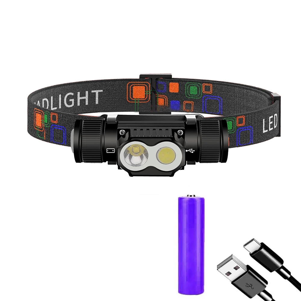 

ANYIGEDEJU Налобный фонарь белый/красный 18650