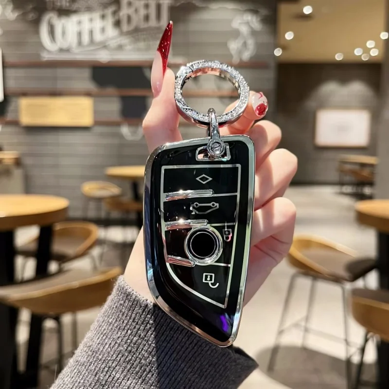 

Чехол для автомобильного ключа, защитный брелок для BMW 1 3 5 7 серии X1 X3 X5 X7 F10 F15 F16 F20 F21 F30 F31 F32 F34 G01 G02 G20 M3 TPU