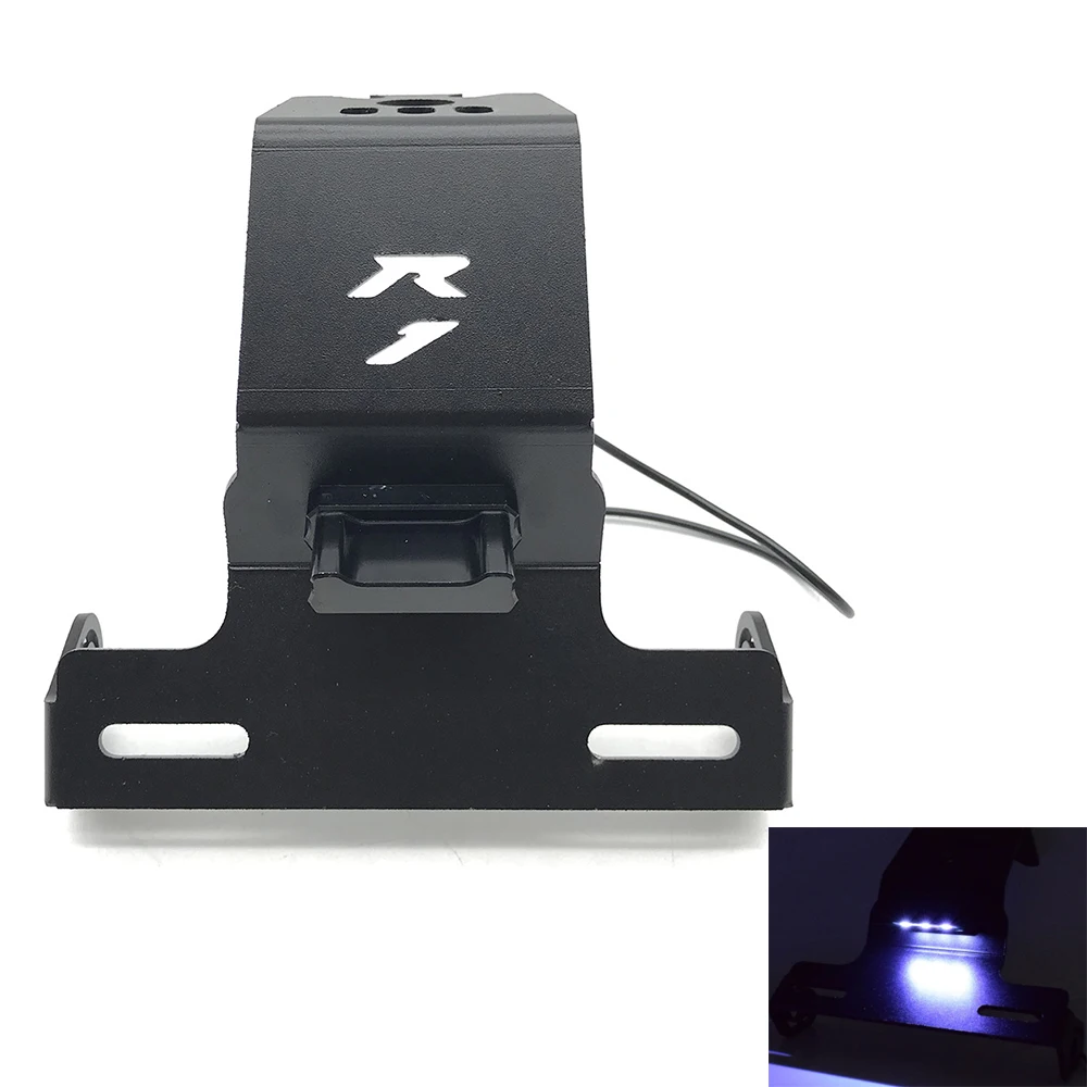 

For Yamaha YZF R1 2004 2005 2006 2007 2008 2009-2014 Tail Tidy Fender Eliminator with LED Light License Plate Holder Bracket Kit