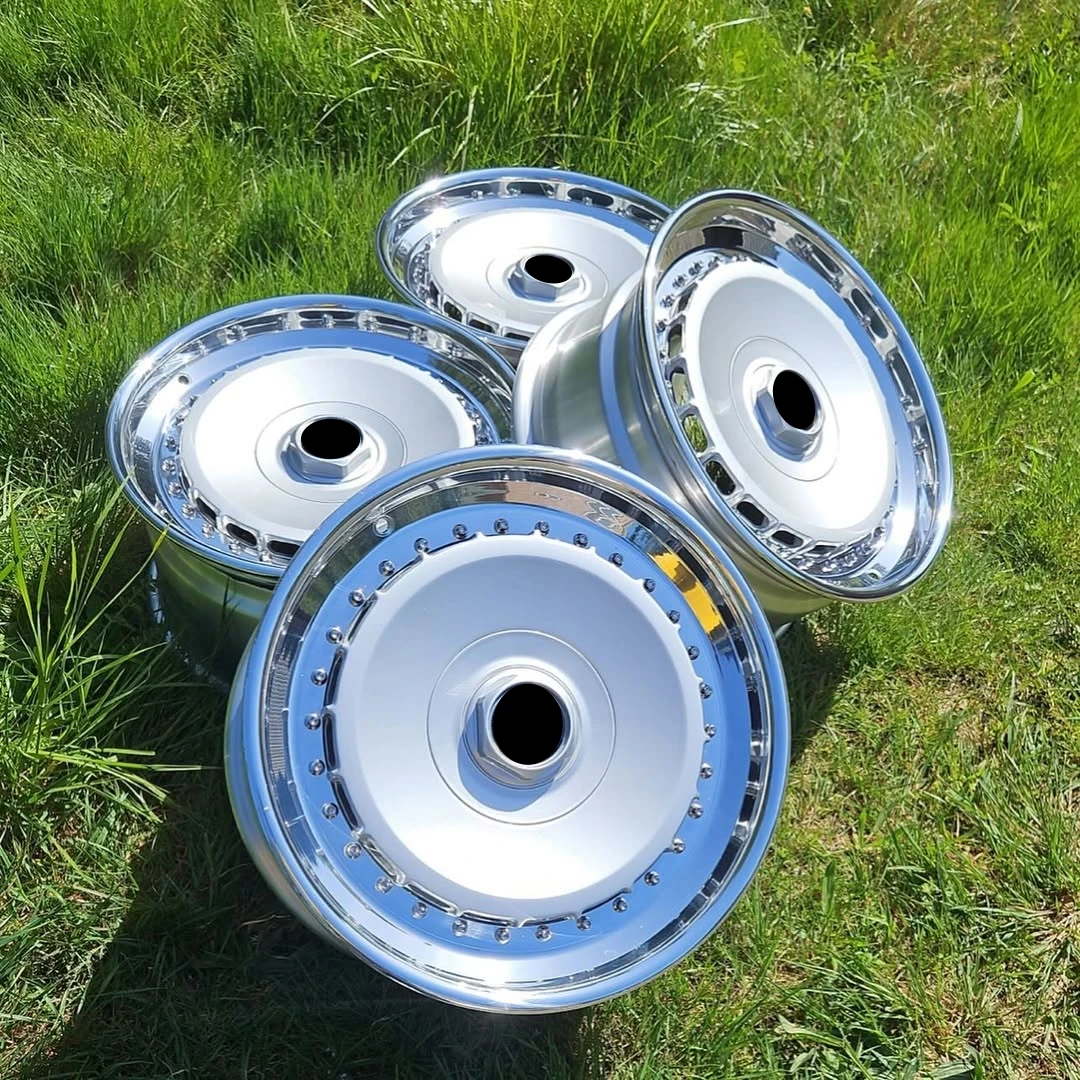 Фото Кованый 3-х предметный 5X120 для BMW E30 M3 E60 535I E24 M6 E36 F82 E28 E46 F82 M4 Колеса 15 16 17-дюймовый автомобильный диск из сплава на заказ №3