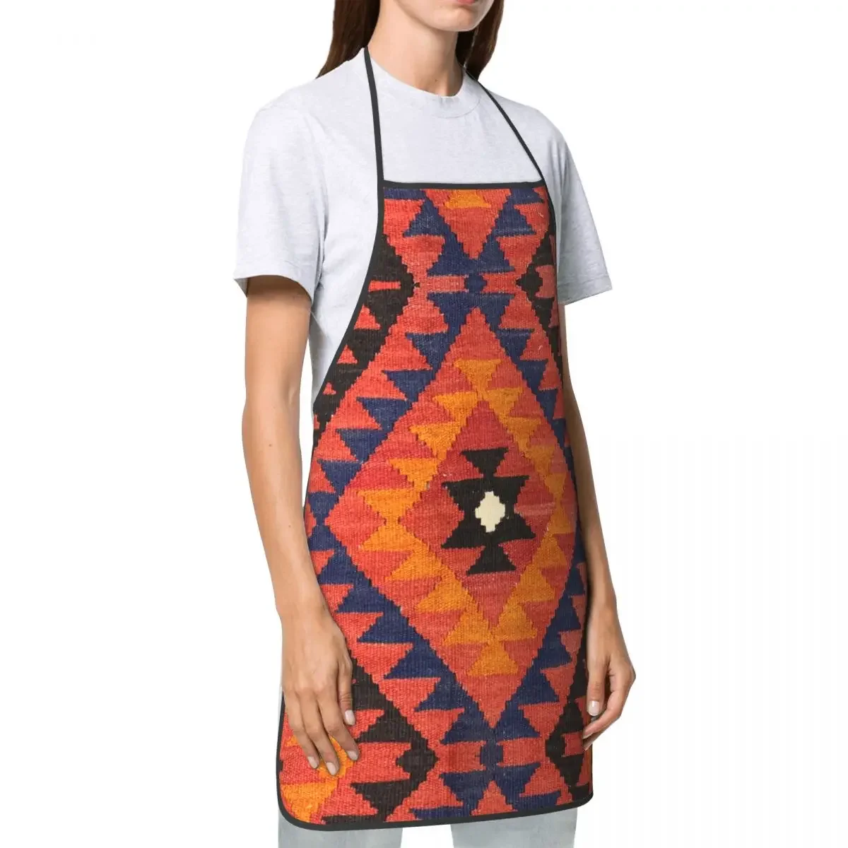 Турецкий этнический фартук Kilim Navaho Weave Кухонный для приготовления пищи женщин и