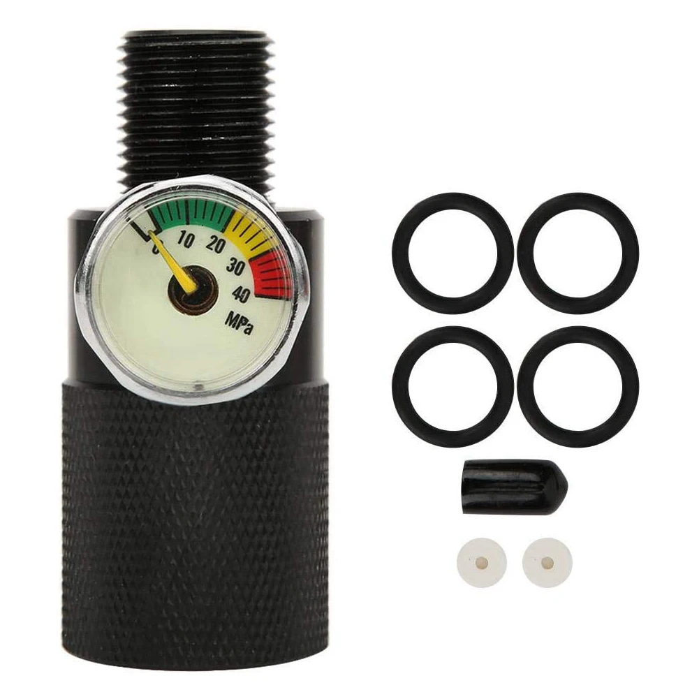 

Розничная станция адаптер с манометром 40 МПа 8 мм/1,5 дюйма Штекерный быстрый соединитель M10 X 1,5 с внутренней резьбой/M1 8 X Штекерная резьба