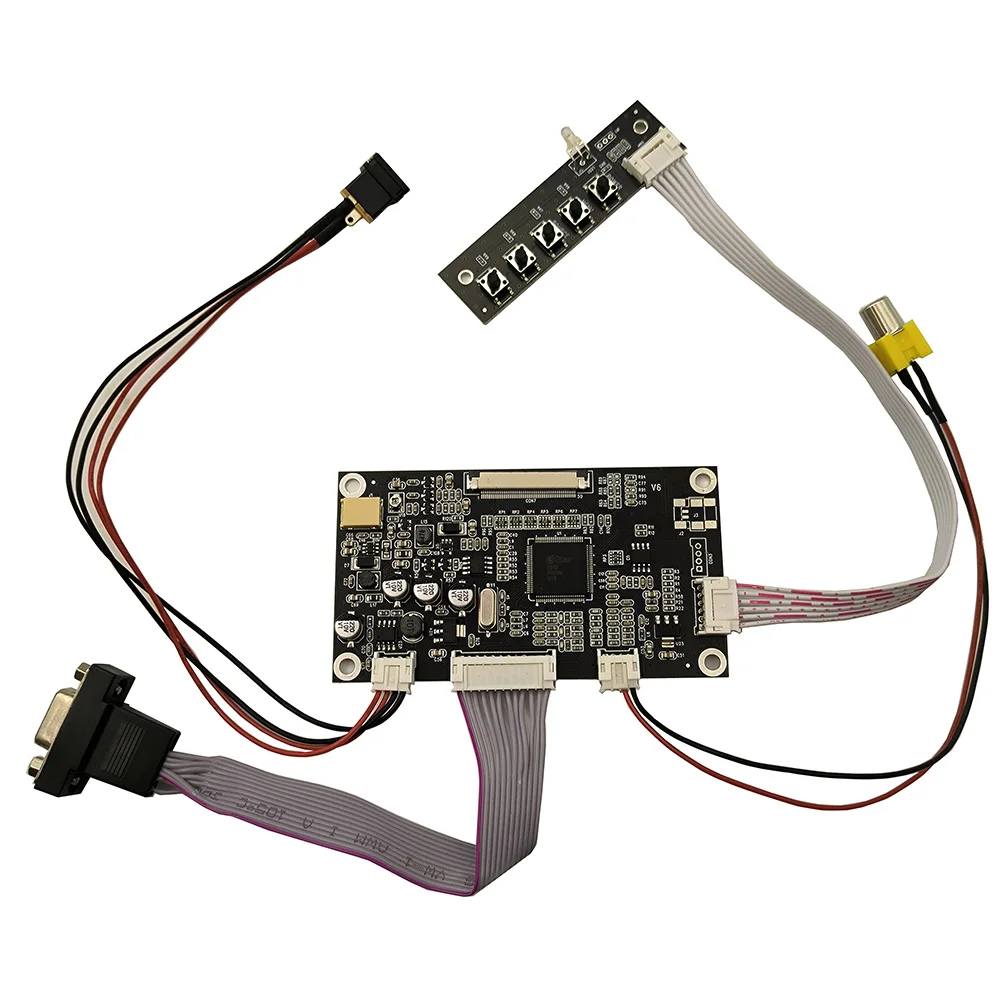 ZJ050NA-08C 640*480 50-контактный ЖК-дисплей со светодиодным экраном VGA + AV плата драйвера