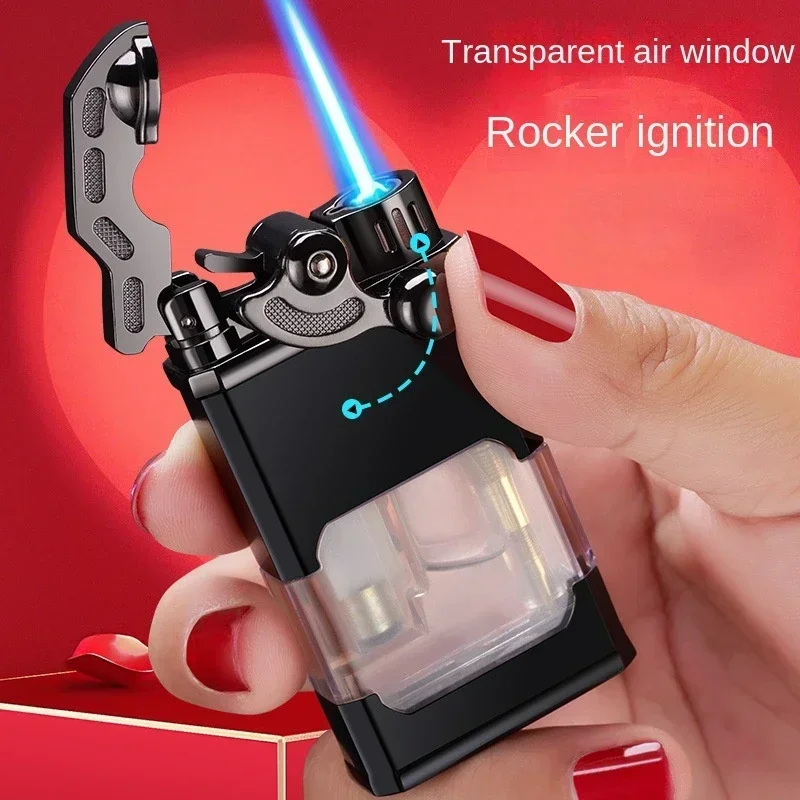 

Xc811 Transparent Rocker Arm Luminous Flashlight Lighter