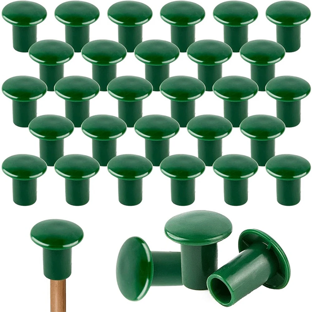 

36/48Pcs Plastic Cane End Caps Garden Cane Caps Home Plant Support Rod Safety Corner Cover Garden Rattan Skewer Cap