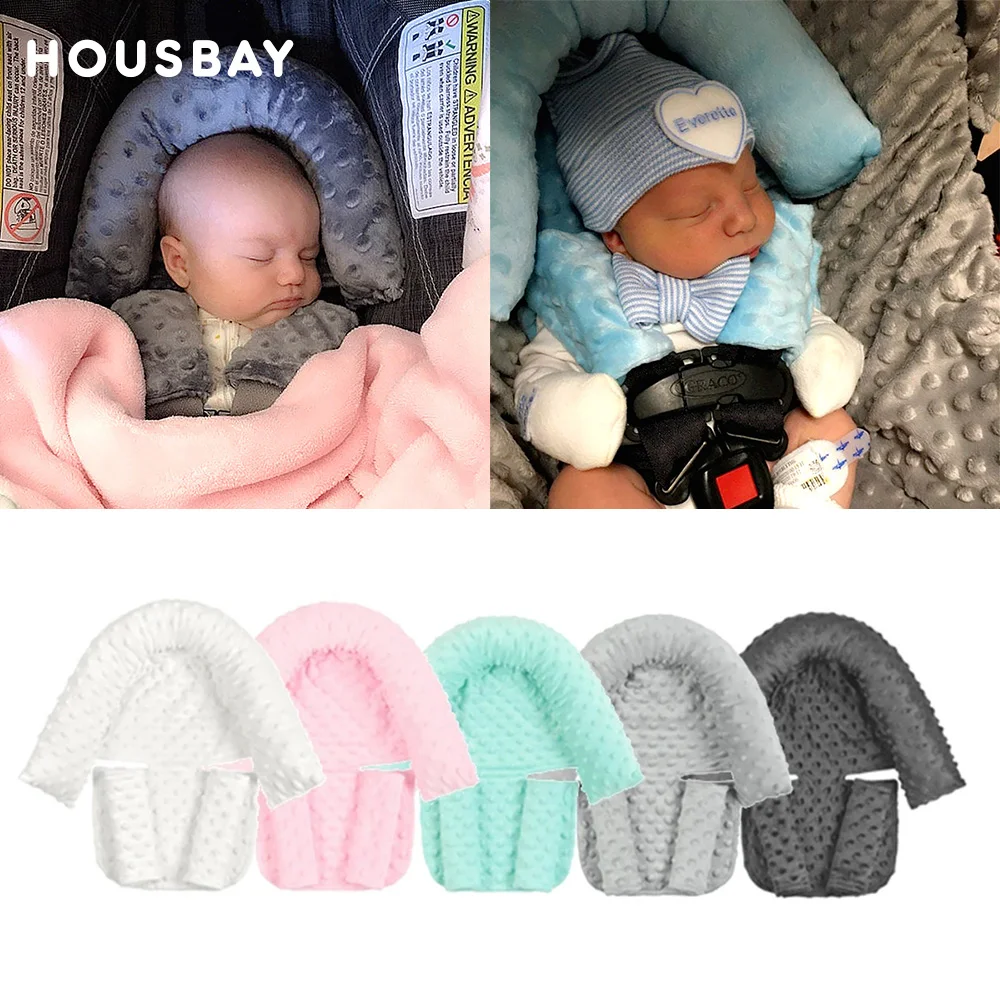 

Baby Stroller Accessories Head Cushion Stroller Seat Cushion With Strap Cover Car Seats Protector Sets Head Support Pillow